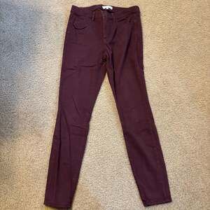 LOFT Burgundy Legging Pants Size 26/2